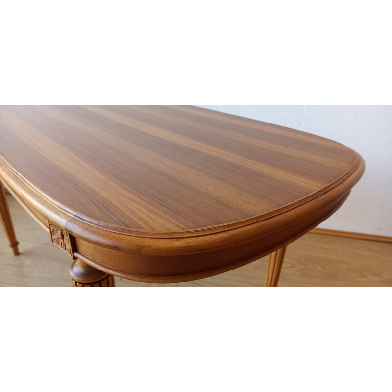 Table ovale vintage en bois, Suède