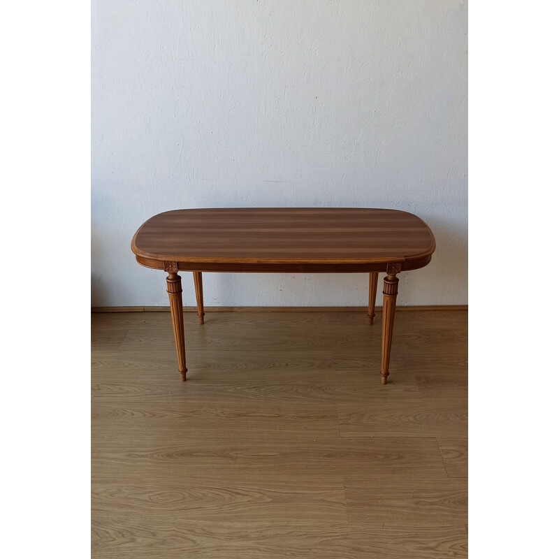 Table ovale vintage en bois, Suède