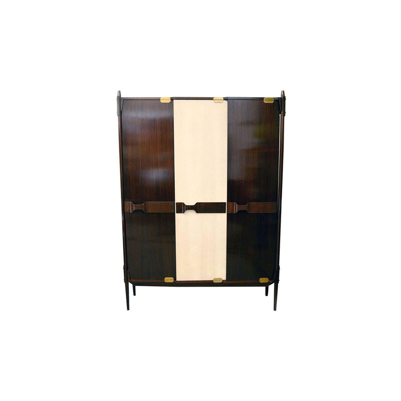Vintage rosewood cabinet by Gianfranco Frattini for Mobil Cantù, 1950