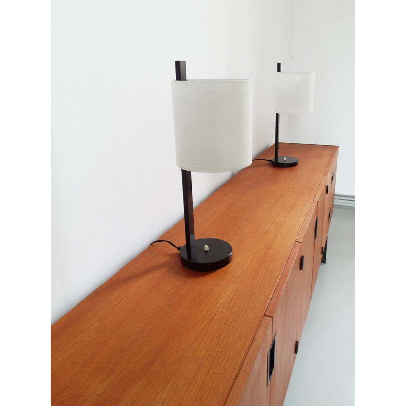 Pair of French mid-century modern table lamp - 1950s