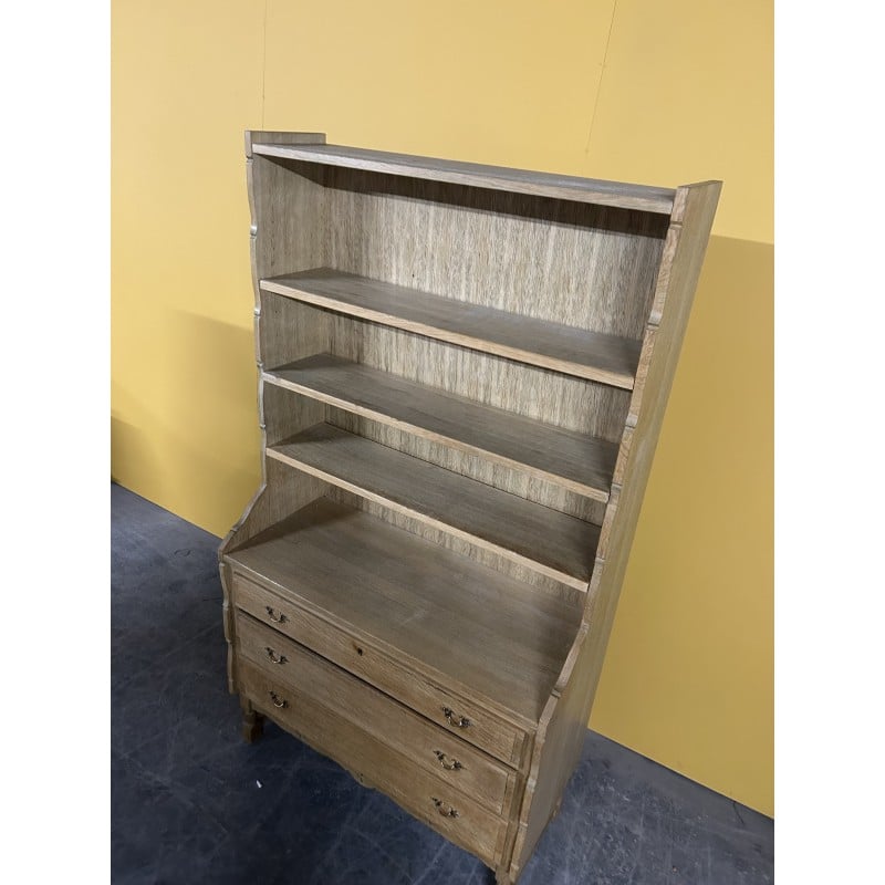 Vintage oak bookcase, 1960