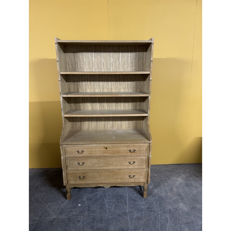 Vintage oak bookcase, 1960