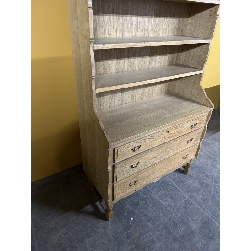 Vintage oak bookcase, 1960