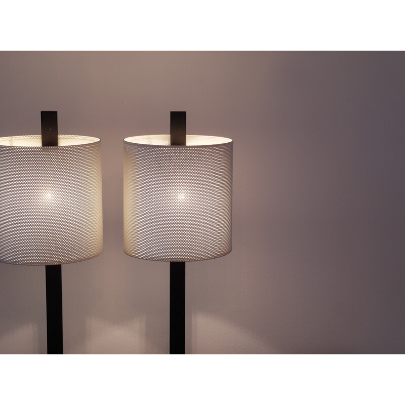 Pair of French mid-century modern table lamp - 1950s