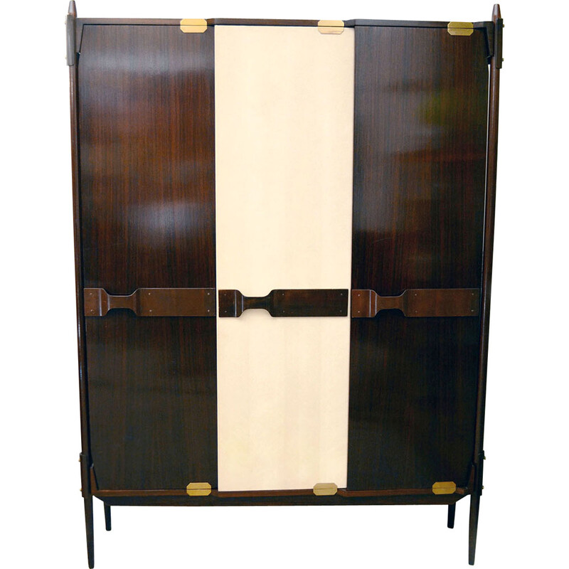 Vintage rosewood cabinet by Gianfranco Frattini for Mobil Cantù, 1950