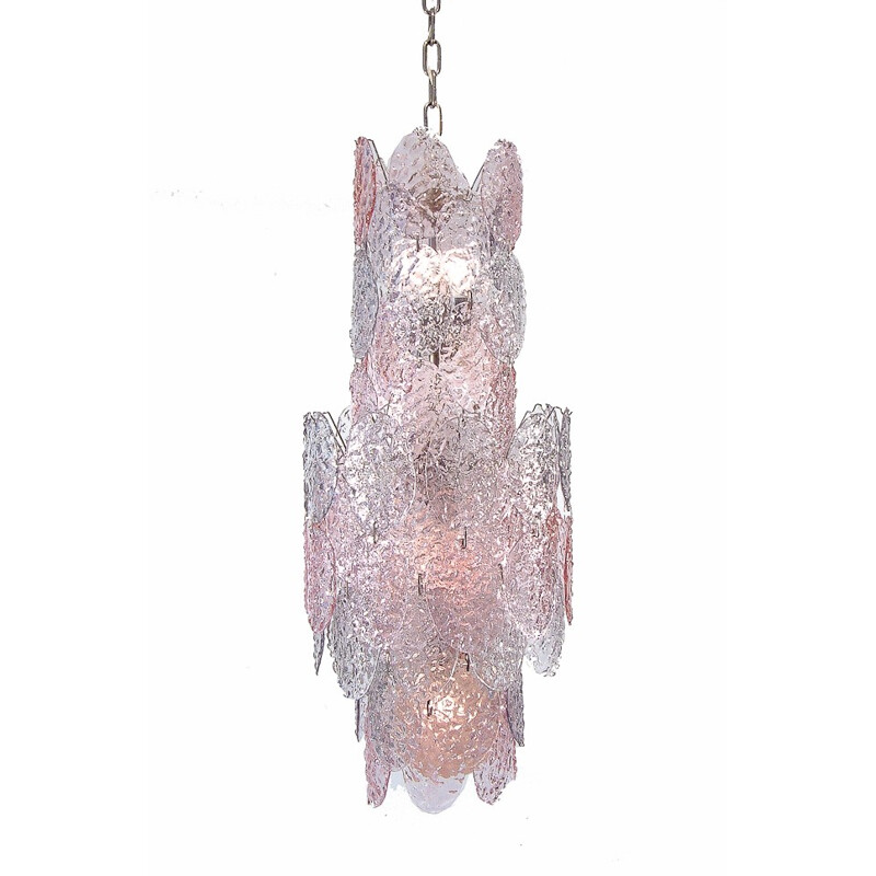 Murano glass chandelier by Gino Vistosi for Vistosi - 1960s