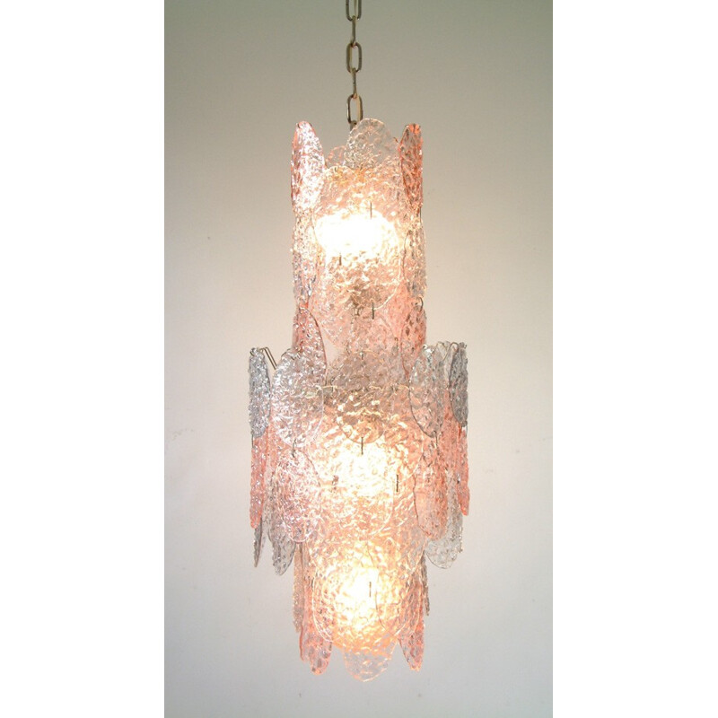 Murano glass chandelier by Gino Vistosi for Vistosi - 1960s