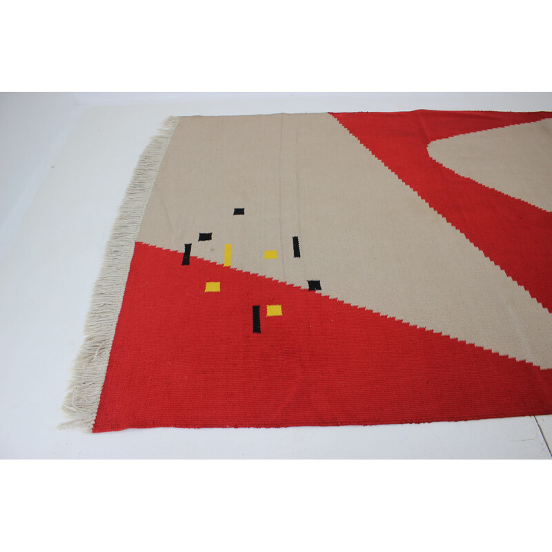 Tapis Kilim vintage en laine, 1950