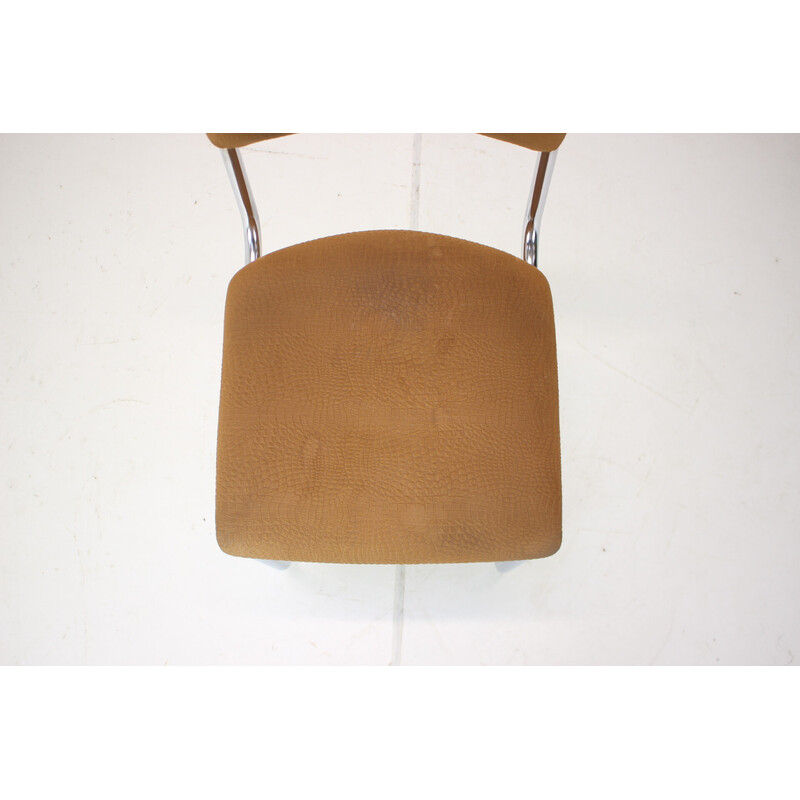 Vintage chrome tube chair by Kovonax, Czechoslovakia 1970