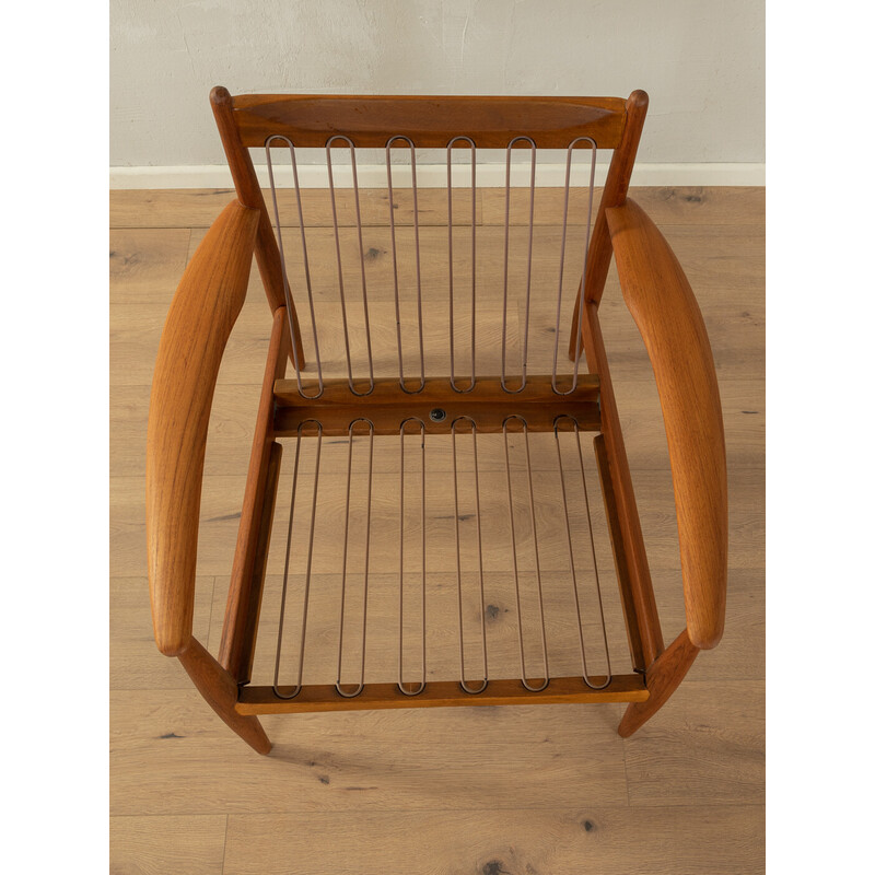 Vintage teakhouten fauteuil van Grete Jalk voor France en Daverkosen, Denemarken 1955