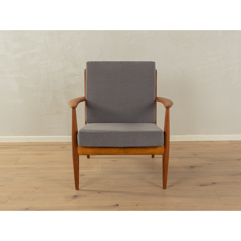 Vintage teak armchair by Grete Jalk for France and Daverkosen, Denmark 1955