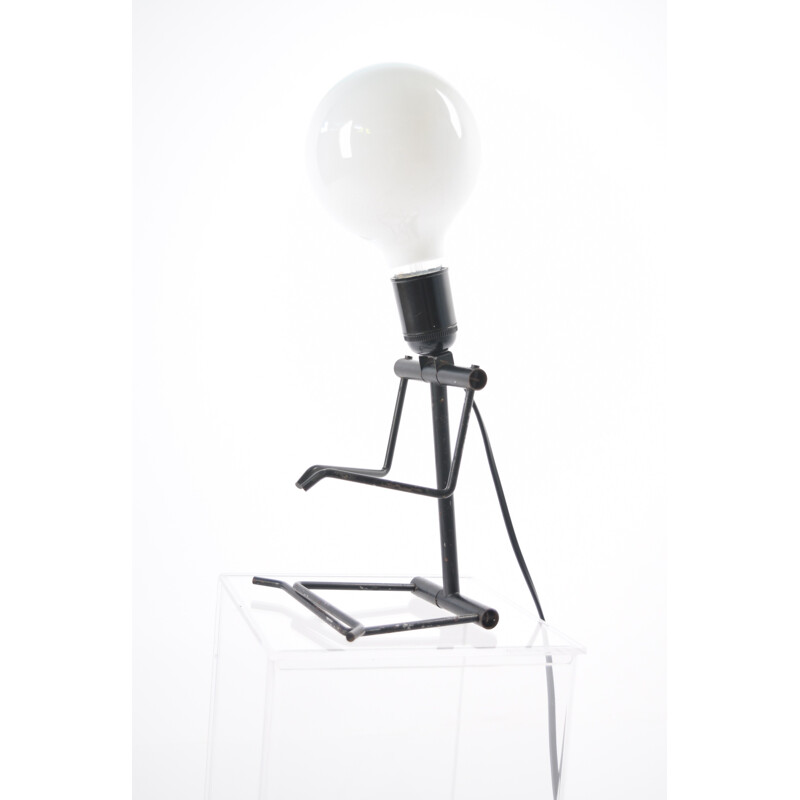 Adonis black lamp in metal by Hank Kwint - 1980s