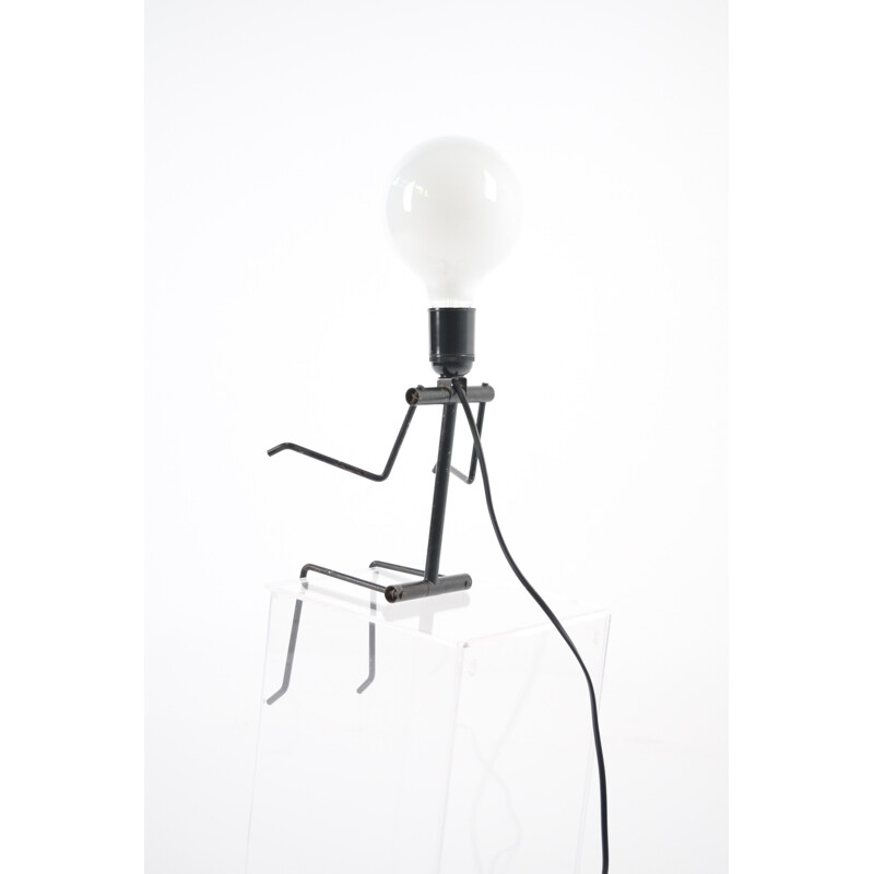 Lampe Adonis noire en métal de Hank Kwint - 1980