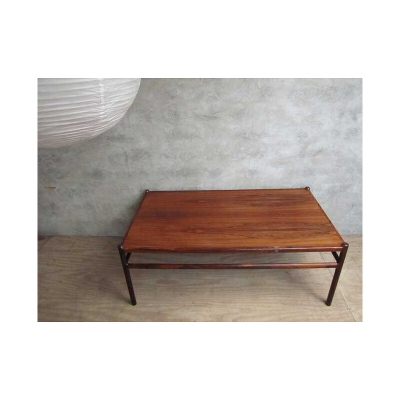 Coffee table in rosewood, Johannes ANDERSEN - 1960s