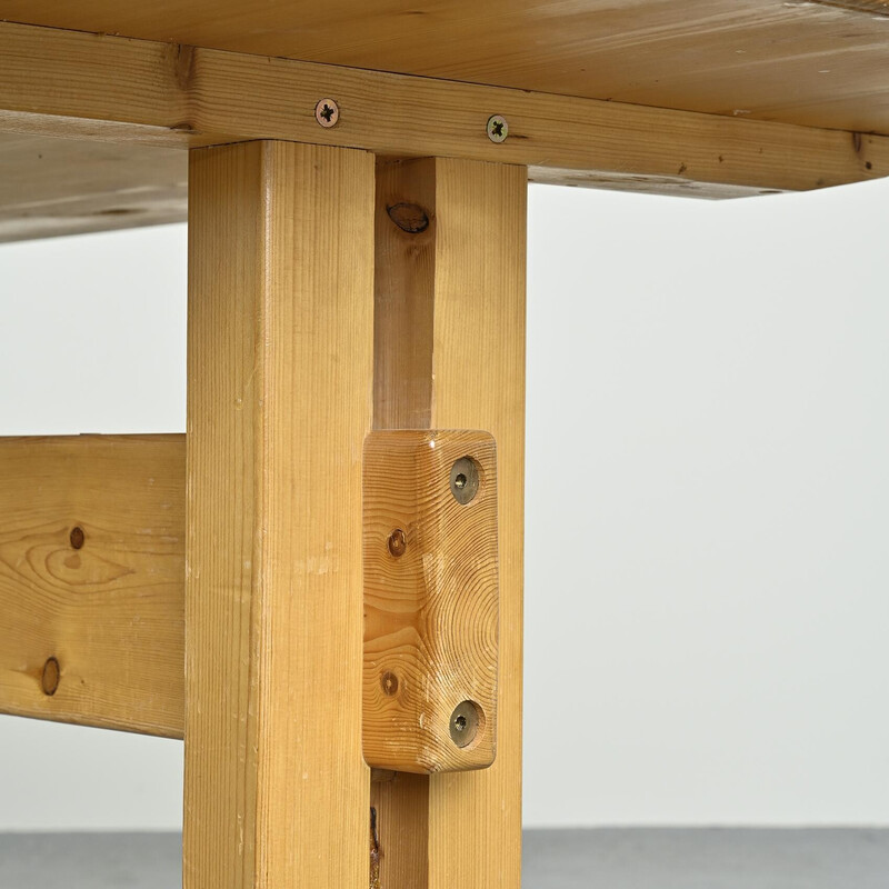Wood table by Charlotte Perriand ''Les Arcs'' - L'Atelier 55