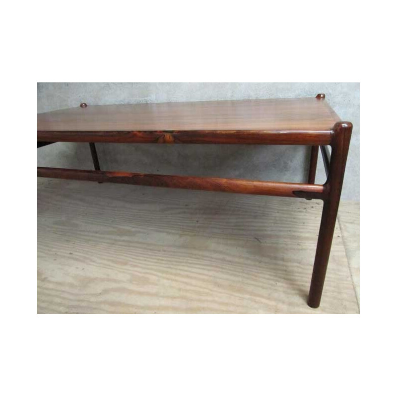 Coffee table in rosewood, Johannes ANDERSEN - 1960s