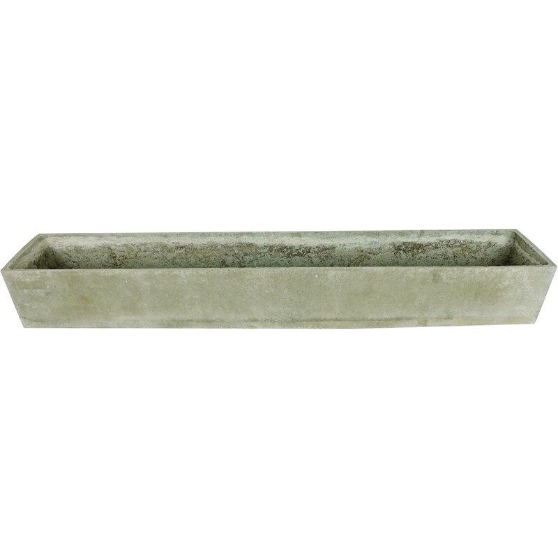 Grey stone fiber cement planter by Eternit - 1950s