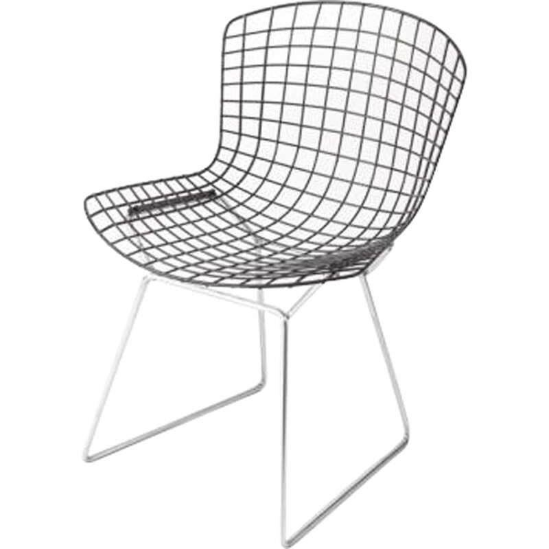 Pair of wire chairs by Harry Bertoia for Knoll International - 1970s