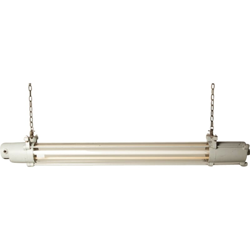 DDR industrial XL pendant lamp in glass tube