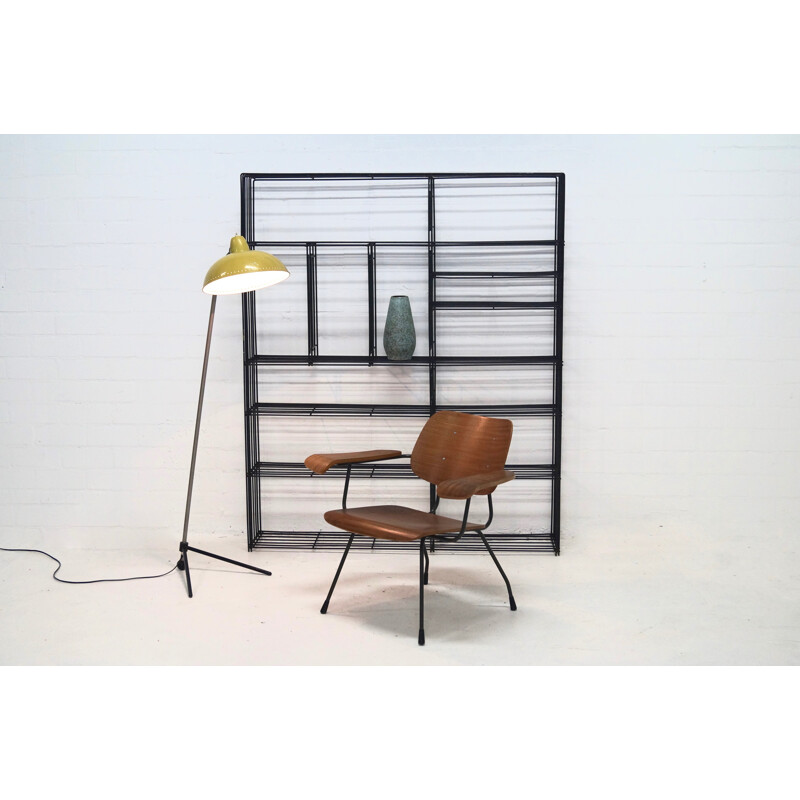 XL room divider bookcase by Tjerk Reijenga for Pilastro - 1950s