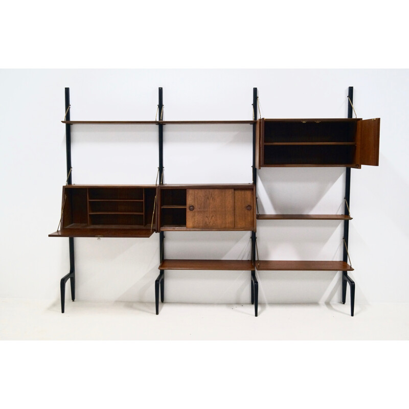 Teak wall unit by Louis van Teeffelen for WeBe - 1950s