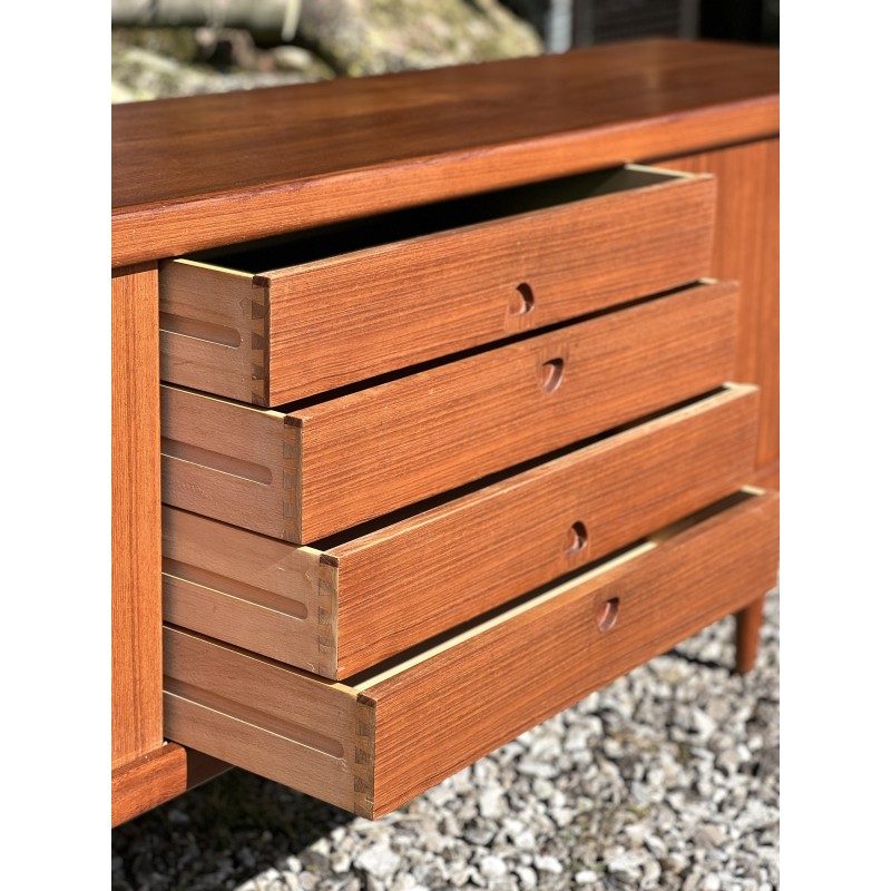 Vintage teak sideboard by Bramin, Denmark 1960