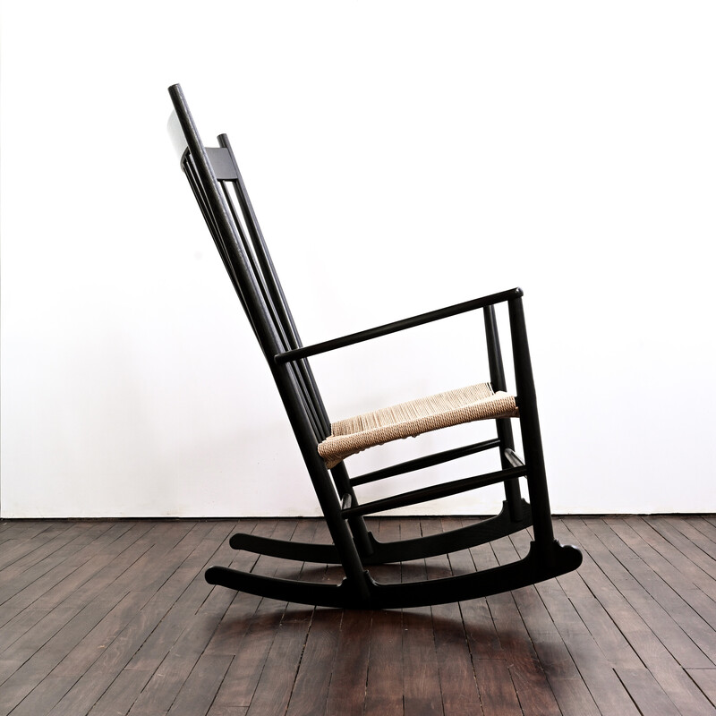 Vintage oak rocking chair by Hans Wegner for Frederica, 2020