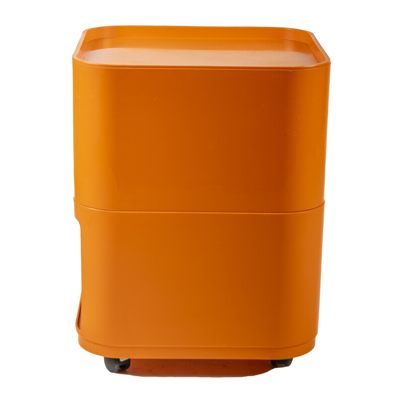 Componibili vintage orange par Anna Castelli Ferrieri pour Kartell