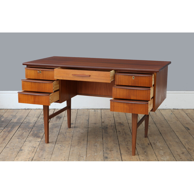 Danish teak desk - 1960s