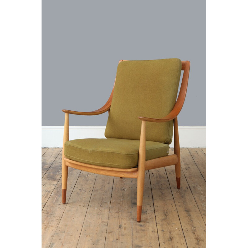 High Back Armchair by Peter Hvidt & Orla Molgaard Nielsen - 1960s