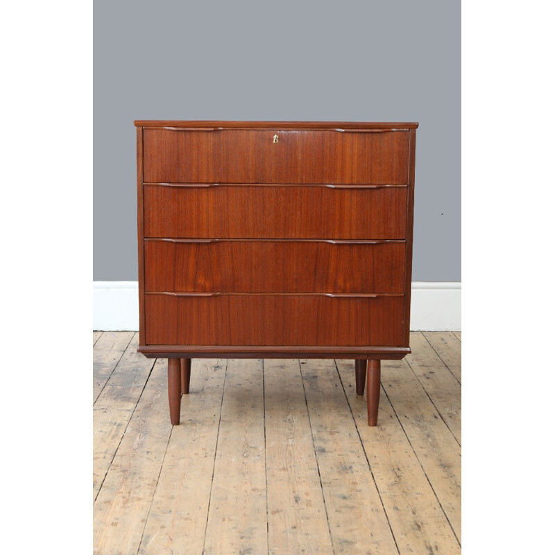 Danish vintage teak chest of drawers - 1960s