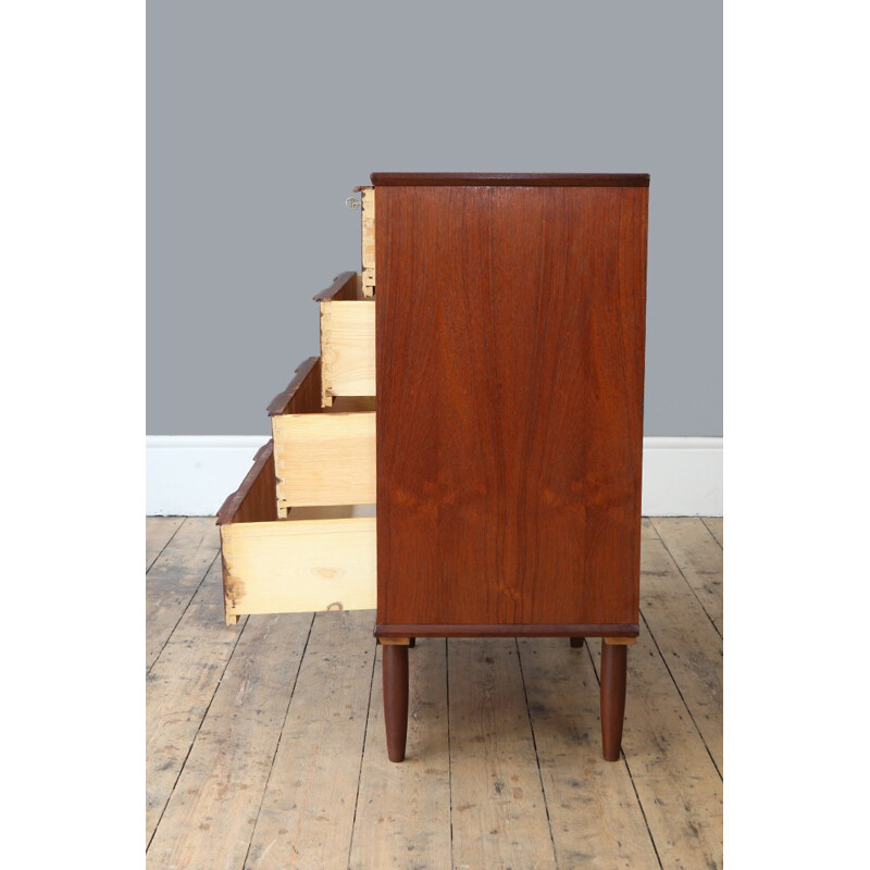 Danish vintage teak chest of drawers - 1960s