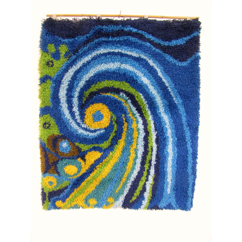Decorative wall carpet from the - 1970s