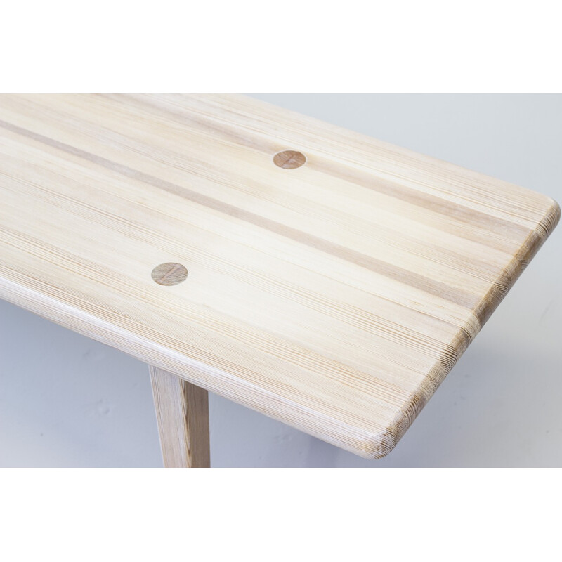 Solid pine bench by Carl Malmsten - 1950s