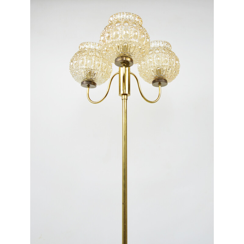 Vintage brass floor lamp by Helena Tynell, 1960