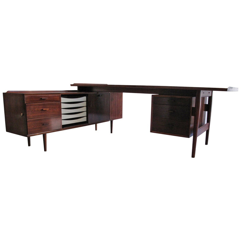 "Executive" desk in rosewood, Arne VODDER - 1960s