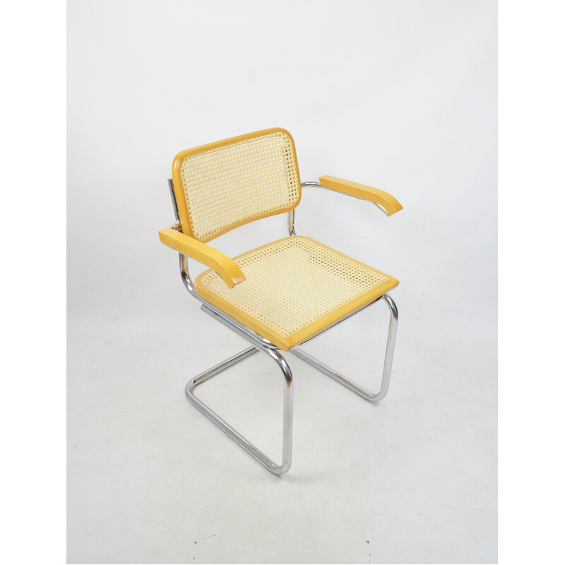Vintage beechwood armchair, 1970