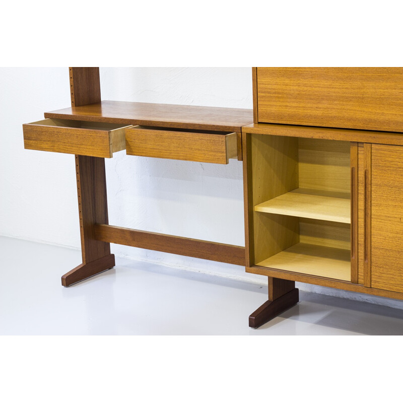 Teak freestanding Parad bookshelf - 1960s 