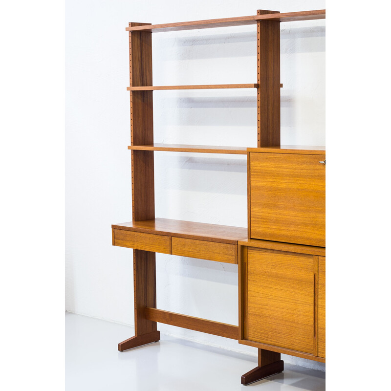 Teak freestanding Parad bookshelf - 1960s 