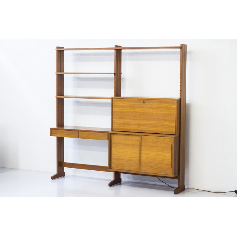 Teak freestanding Parad bookshelf - 1960s 