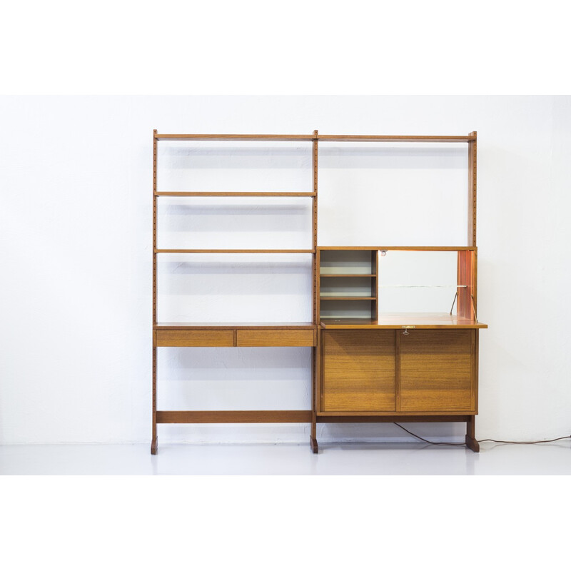 Teak freestanding Parad bookshelf - 1960s 