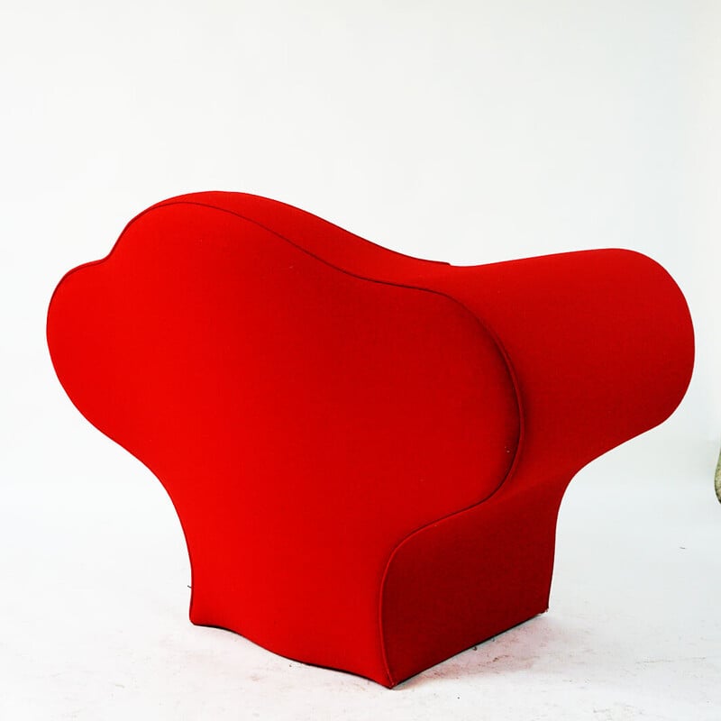 Vintage red easy chair by Ron Arad for Poltrona Moroso, Italy 1988