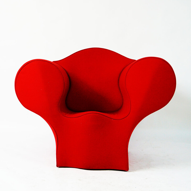 Vintage red easy chair by Ron Arad for Poltrona Moroso, Italy 1988