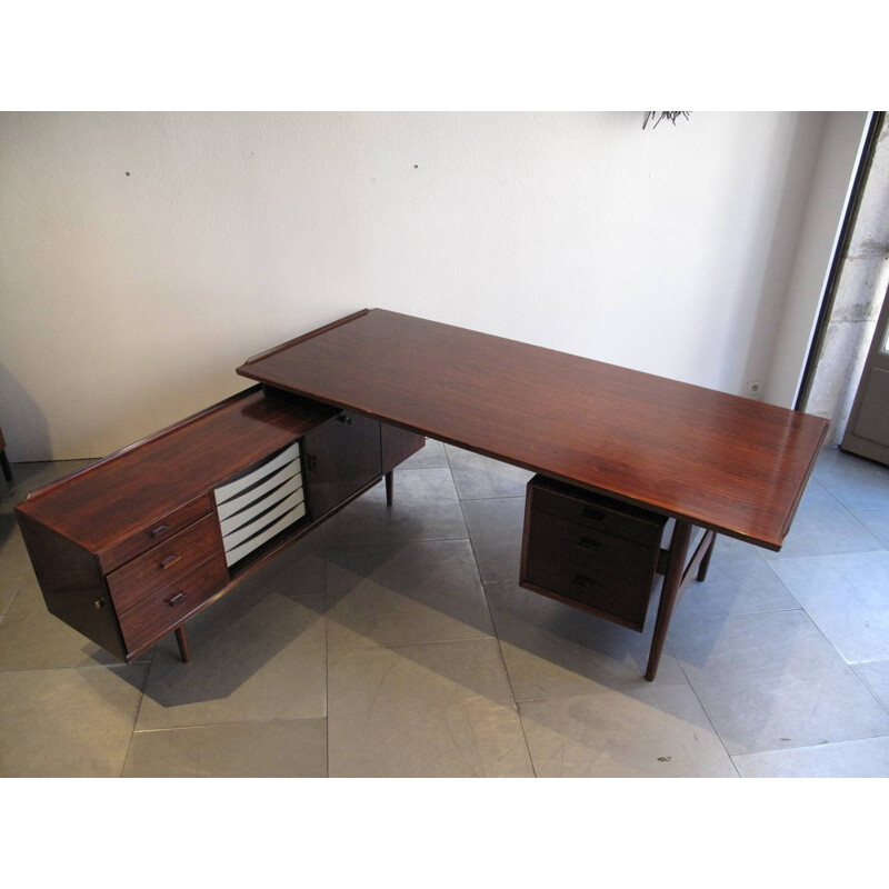 "Executive" desk in rosewood, Arne VODDER - 1960s