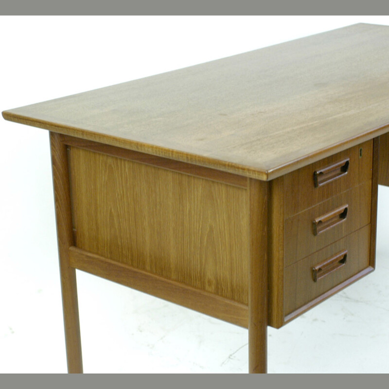 Danish teak desk by Gunnar Nielsen Tibergaard - 1960s