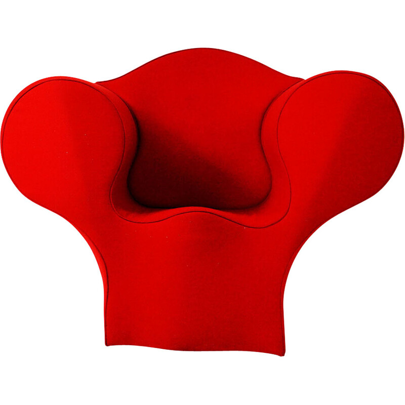 Vintage red easy chair by Ron Arad for Poltrona Moroso, Italy 1988