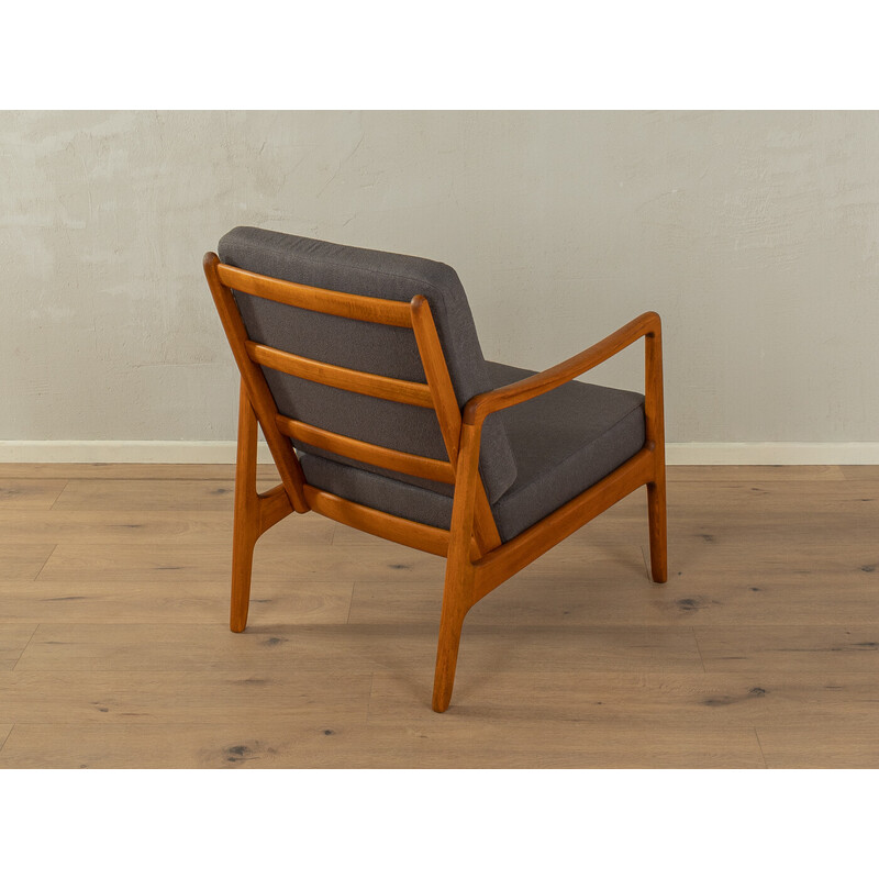 Vintage armchair in beech and teak by Ole Wanscher for France and Daverkosen, Denmark 1950