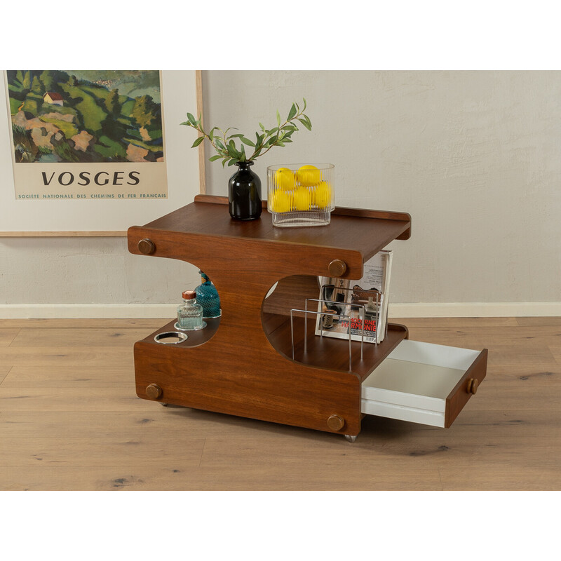 Vintage bar cabinet in teak veneer, Germany 1970