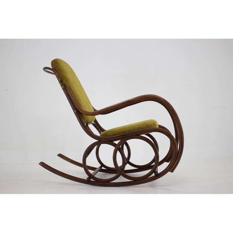Vintage schommelstoel voor Ton, Tsjecho-Slowakije 1960
