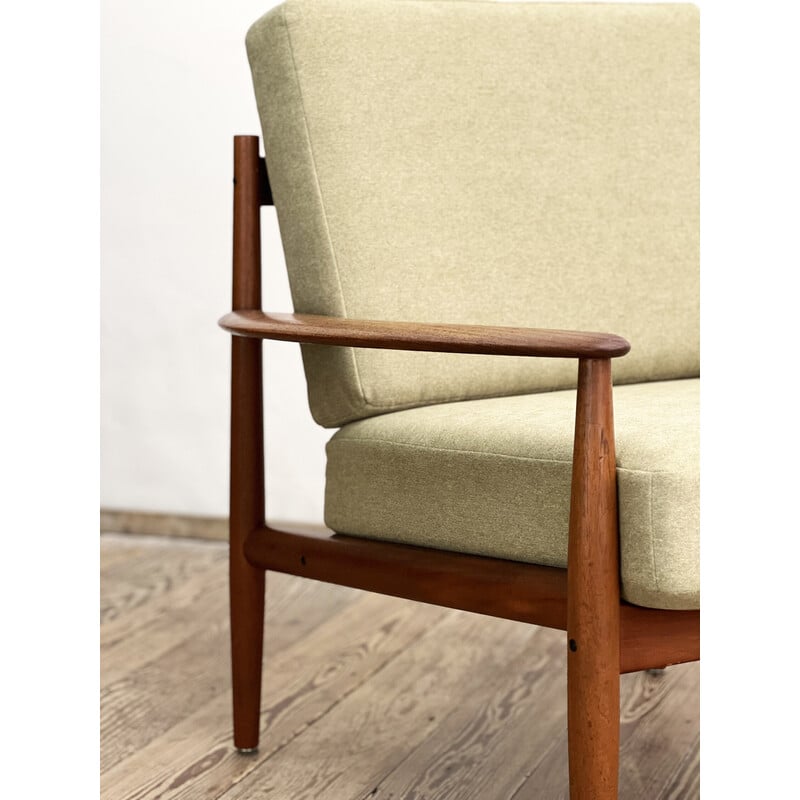 Vintage teak armchair by Grete Jalk for France and Søn, Denmark 1950